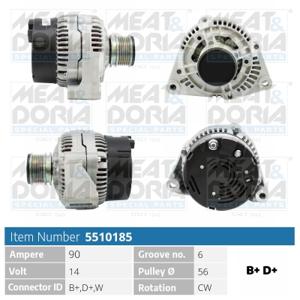 Meat Doria Alternator/Dynamo 5510185