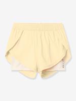 Praktische 2-in-1 short MATEIDIE MINI A TURE pastelgeel