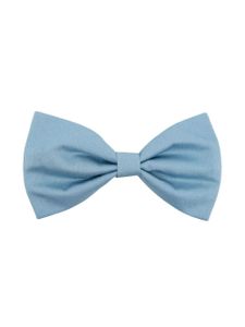 Hucklebones London barrette à nœud en crêpe - Bleu