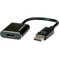 ROLINE 12.03.3164 video kabel adapter 0,15 m DisplayPort HDMI Type A (Standaard) Zwart - thumbnail