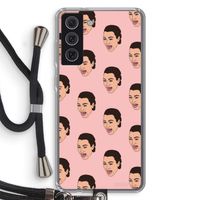 Ugly Cry Call: Samsung Galaxy S21 FE Transparant Hoesje met koord