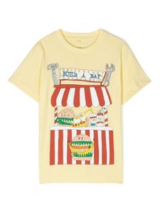 Stella McCartney Kids t-shirt à imprimé Veggie Burger Stand - Jaune