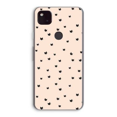 Kleine kattenkopjes: Google Pixel 4a 5G Transparant Hoesje