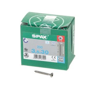 Spax lk t15 rvs 3,5x30(200)