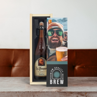 Bier in bedrukte kist - La Trappe Isid&apos;or