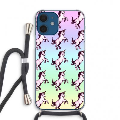 Musketon Unicorn: iPhone 12 mini Transparant Hoesje met koord