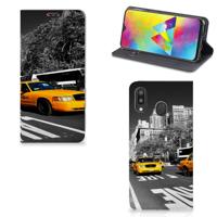 Samsung Galaxy M20 | Book Cover | New York Taxi