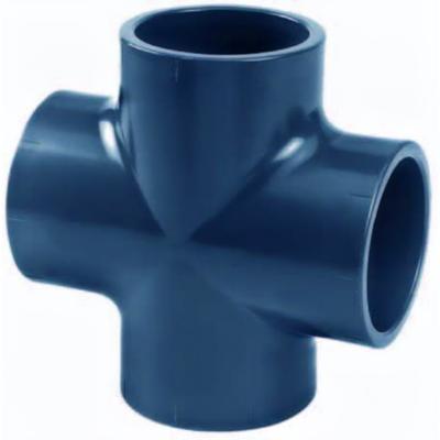 Aquaforte Kruisstuk Lijmverbinding 75mm - Weerbestendig PVC voor Efficiënte Vijverleiding