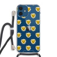 Leeuwenkoppen: iPhone 12 Transparant Hoesje met koord