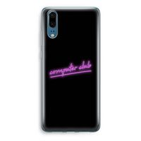 Vice Black: Huawei P20 Transparant Hoesje