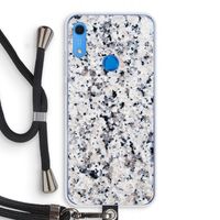 Gespikkelde marmer: Huawei Y6s Transparant Hoesje met koord