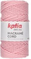 Katia Macramé Cord 101 Kauwgom roze