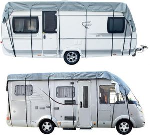 ProPlus caravan  en camperdakhoes 750 x 300 cm grijs