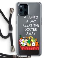 Bento a day: Oppo Find X3 Transparant Hoesje met koord