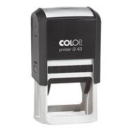 Log stempel - Printer - 43x43 mm - Eigen tekst/logo
