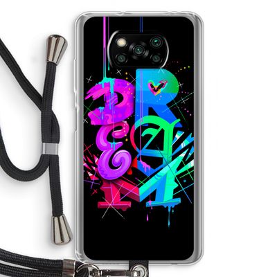 Dream: Xiaomi Poco X3 Pro Transparant Hoesje met koord