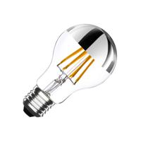 A60 E27 6W reflecterende filament LED lamp (dimbaar)