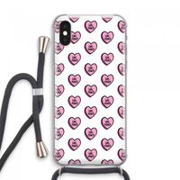 GIRL POWER: iPhone XS Max Transparant Hoesje met koord GIRL POWER: iPhone XS Max Transparant Hoesje met koord