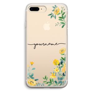 Gele bloemen: iPhone 7 Plus Transparant Hoesje