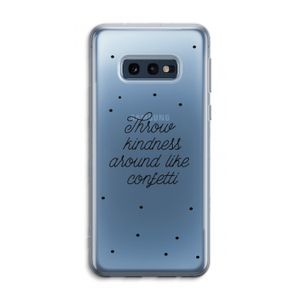 Confetti: Samsung Galaxy S10e Transparant Hoesje