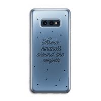 Confetti: Samsung Galaxy S10e Transparant Hoesje