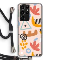 Abstract: Samsung Galaxy S21 Ultra Transparant Hoesje met koord