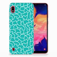 Samsung Galaxy A10 | Hoesje maken | Cracks Blue