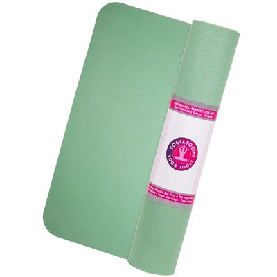 Yogi & Yogini Yogamat Rubber Groen 4 mm - 185 x 60 cm