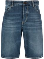 PT Torino short en jean à coupe droite - Bleu