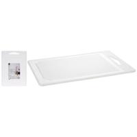 Excellent Houseware snijplank 39 x 27 cm wit