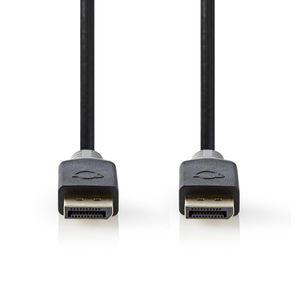 Nedis DisplayPort-Kabel | DisplayPort Male | DisplayPort Male | 2 m / Grijs | 1 stuks - CCBW37014AT20 CCBW37014AT20
