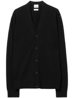 Burberry cardigan Equestrian-Knight en cachemire - Noir