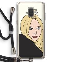 Ashley: Samsung Galaxy A8 (2018) Transparant Hoesje met koord
