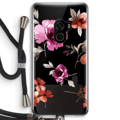 Geschilderde bloemen: Xiaomi Mi Mix 2 Transparant Hoesje met koord
