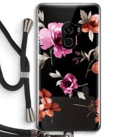 Geschilderde bloemen: Xiaomi Mi Mix 2 Transparant Hoesje met koord