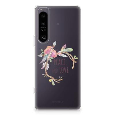 Sony Xperia 1 IV Telefoonhoesje met Naam Boho Text Sony Xperia 1 IV Telefoonhoesje met Naam Boho Text