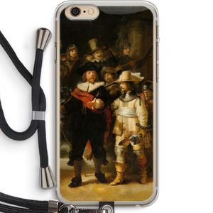 De Nachtwacht: iPhone 6 PLUS / 6S PLUS Transparant Hoesje met koord