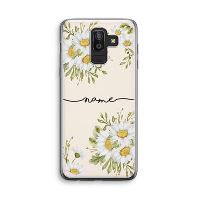 Daisies: Samsung Galaxy J8 (2018) Transparant Hoesje