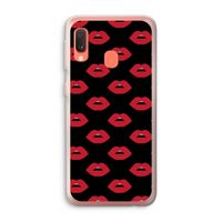 Lips: Samsung Galaxy A20e Transparant Hoesje