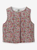 Jas in Liberty®-stof baby CYRILLUS roze, bedrukt