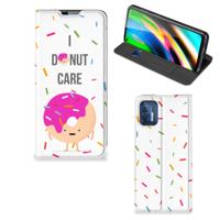 Motorola Moto G9 Plus | Flip Style Cover | Donut Roze
