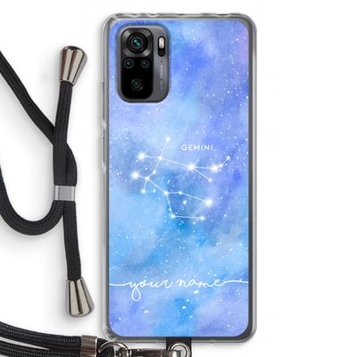 Sterrenbeeld - Licht: Xiaomi Redmi Note 10 Pro Transparant Hoesje met koord