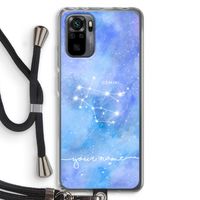 Sterrenbeeld - Licht: Xiaomi Redmi Note 10 Pro Transparant Hoesje met koord