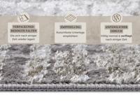 Hanse Home - Shine Design Carpet Abstract Cream Grey - 67x120 cm