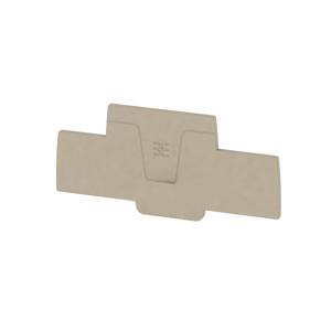 Afsluitplaat Weidmüller AEP 2T 4 2540000000 Beige 20 stuk(s)