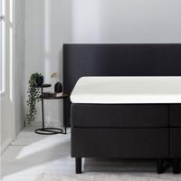 Hoeslaken Luna Stretch Topper 2 PACK Wit 180x200 Cm Ademend Luna Bedding - Dekbed-Discounter.nl
