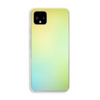 Minty mist pastel: Pixel 4 XL Transparant Hoesje