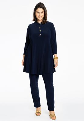 Yoek Pantalon | Blauw | Maat 46/48