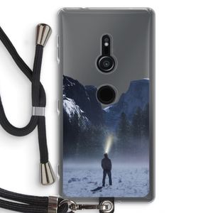 Wanderlust: Sony Xperia XZ2 Transparant Hoesje met koord