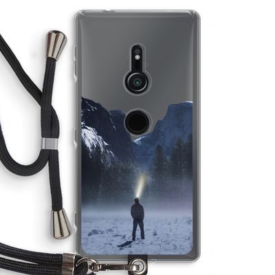 Wanderlust: Sony Xperia XZ2 Transparant Hoesje met koord